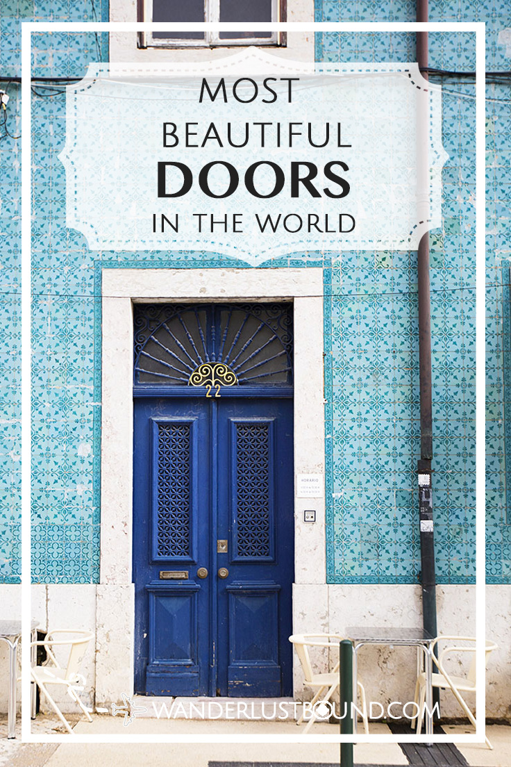 Travel aesthetic doors from around the world that inspire wanderlust.