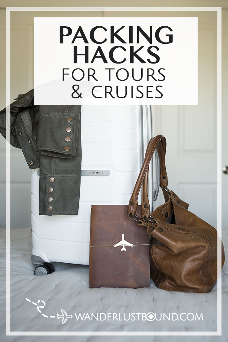 Packing hacks for multiple stop tours and cruises on your international trip.