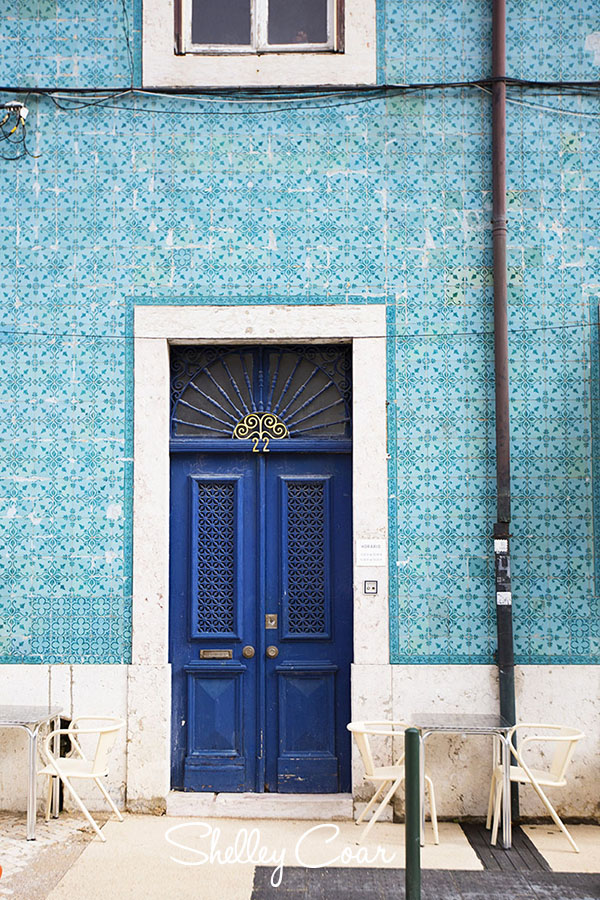 Lisbon, Portugal by Shelley Coar https://wanderlustbound.com/doors-of-the-world/